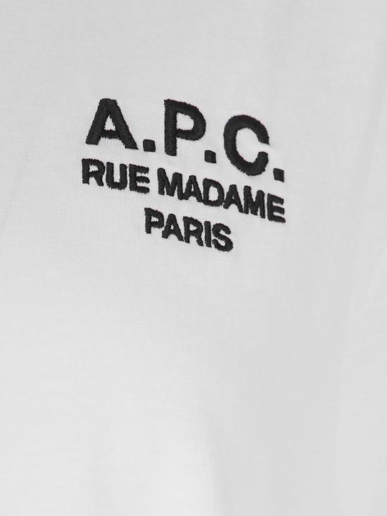 26SS 아페쎄 루 마담 박시 티셔츠 COHBMF26389 TAE White - A.P.C.