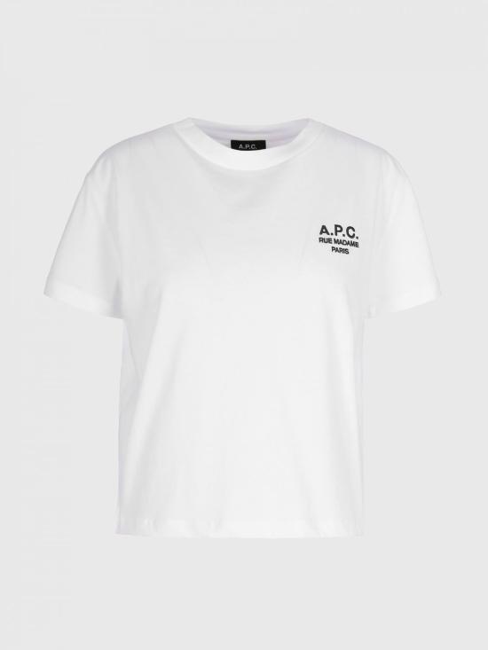 26SS 아페쎄 루 마담 박시 티셔츠 COHBMF26389 TAE White - A.P.C.