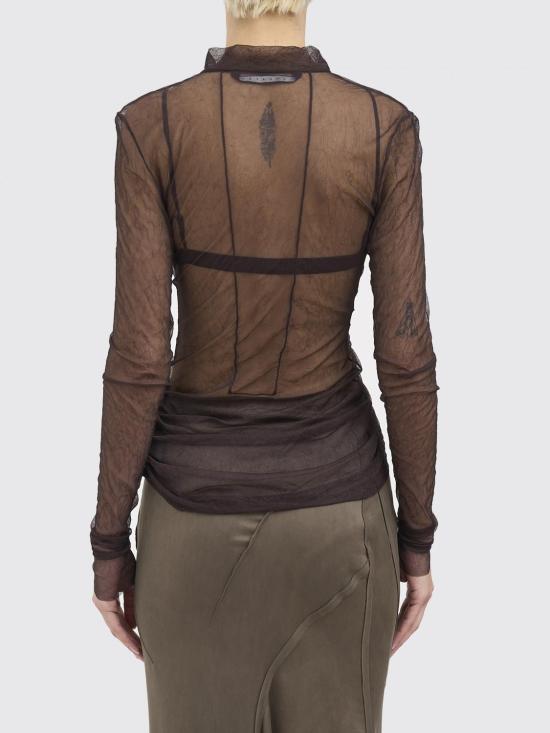 26SS 예후아판 블라우스 N1099 Brown - YEHUAFAN