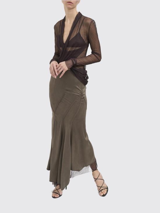 26SS 예후아판 블라우스 N1099 Brown - YEHUAFAN