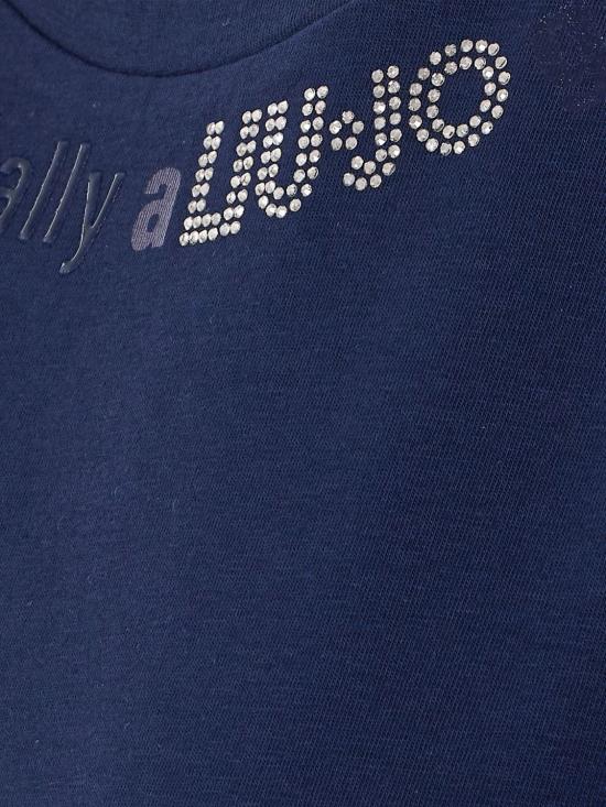 26SS 리우조 반팔 티셔츠 TA6287JS003 P9296 Blue - LIU JO