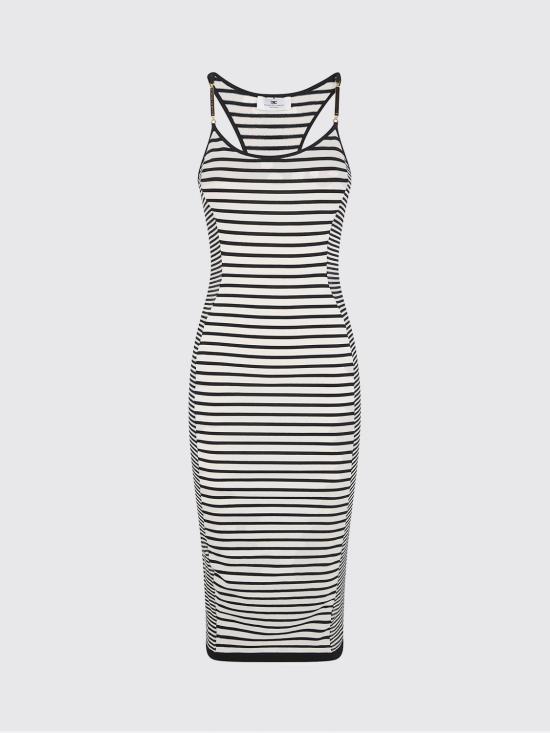 26SS 엘리자베타프랜치 롱 원피스 AM97T61E2 685 Black - ELISABETTA FRANCHI