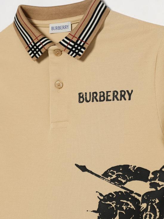 26SS [키즈] 버버리 폴로 셔츠 8117884 B9098 Ivory - BURBERRY