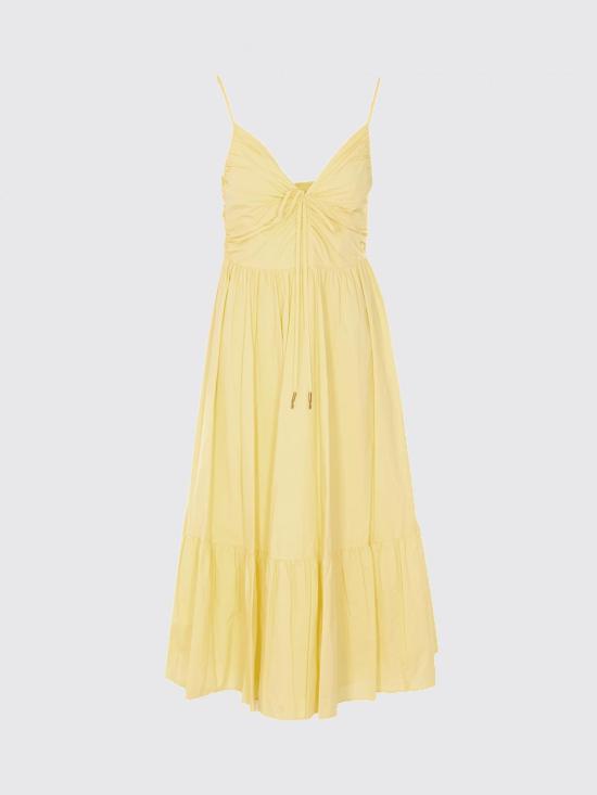 26SS 마이클 코어스 롱 원피스 MS683DHKLZ 744 Yellow - MICHAEL KORS