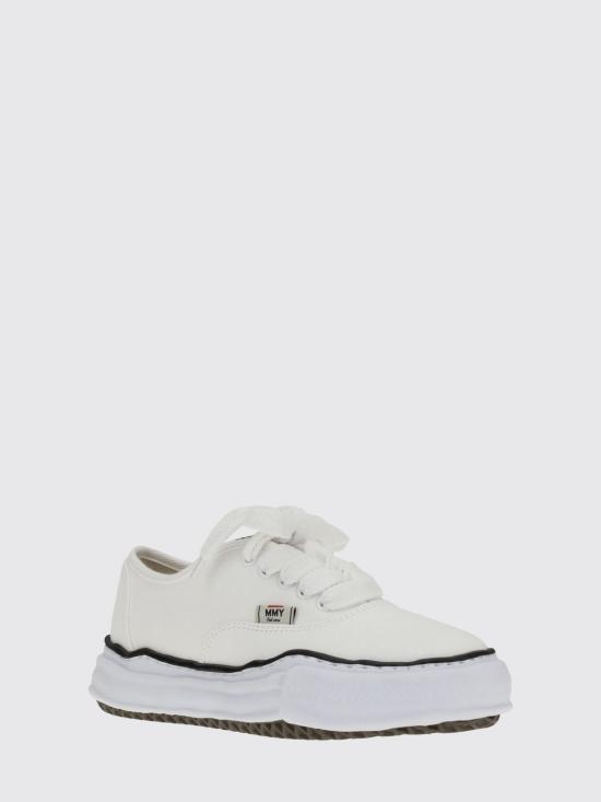 26SS 메종 미하라 야스히로 베이커 OG 솔 캔버스 로우 컷 A02FW704 White - MAISON MIHARA YASUHIRO
