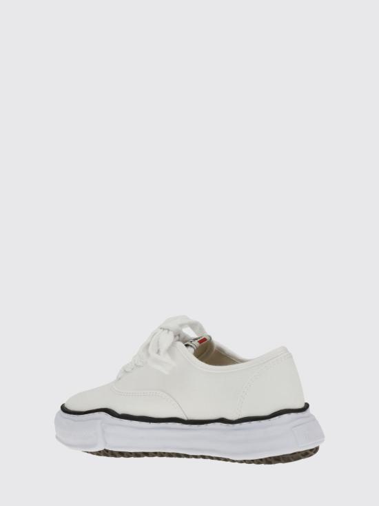 26SS 메종 미하라 야스히로 베이커 OG 솔 캔버스 로우 컷 A02FW704 White - MAISON MIHARA YASUHIRO