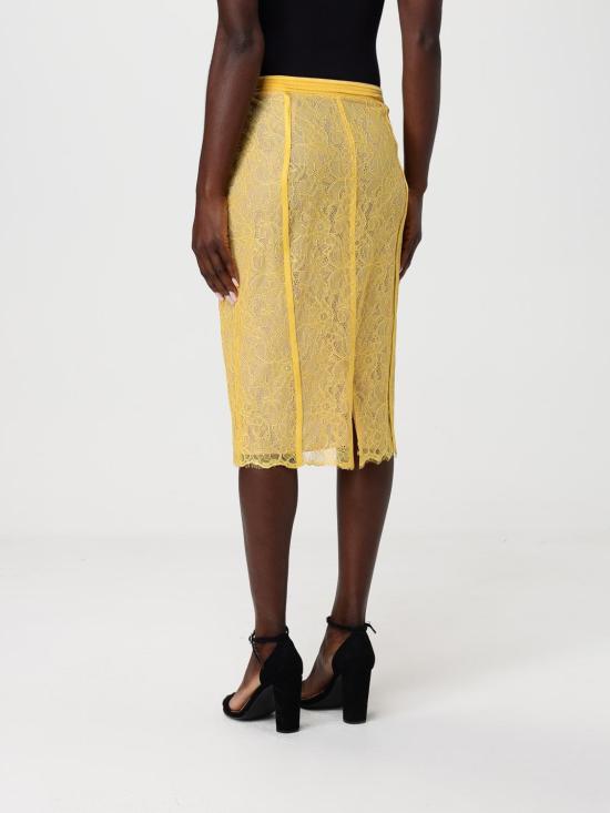 26SS 엘리자베타프랜치 미디 스커트 GO19362E2 FF2 Yellow - ELISABETTA FRANCHI