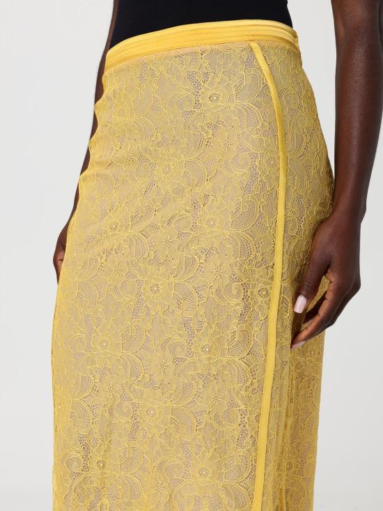 26SS 엘리자베타프랜치 미디 스커트 GO19362E2 FF2 Yellow - ELISABETTA FRANCHI