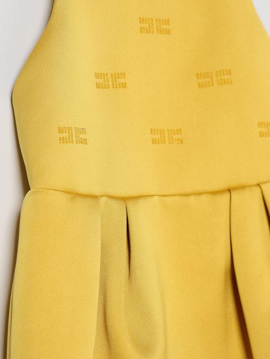 26SS [키즈] 엘리자베타프랜치 원피스 EFAB6670RA016 2033 Yellow - ELISABETTA FRANCHI