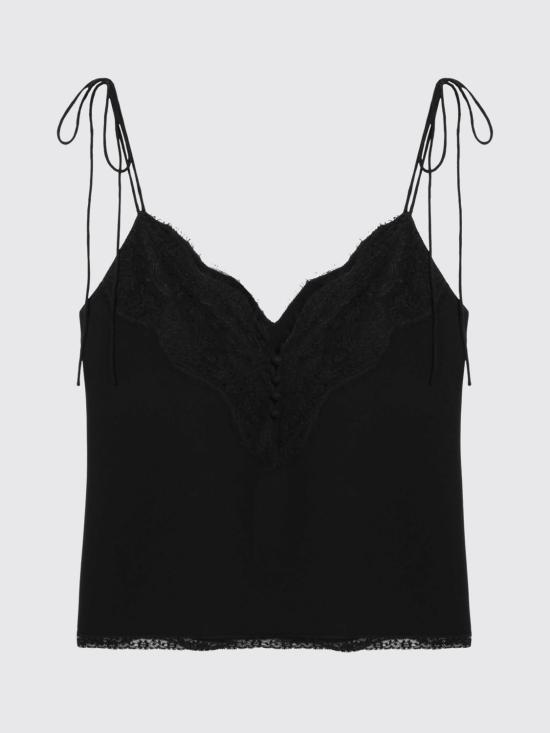 26SS 발렌티노 가라바니 탑 8B3AEBG11MM 0NO Black - VALENTINO GARAVANI