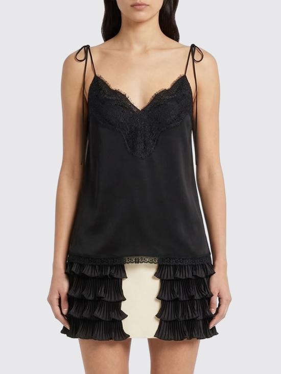 26SS 발렌티노 가라바니 탑 8B3AEBG11MM 0NO Black