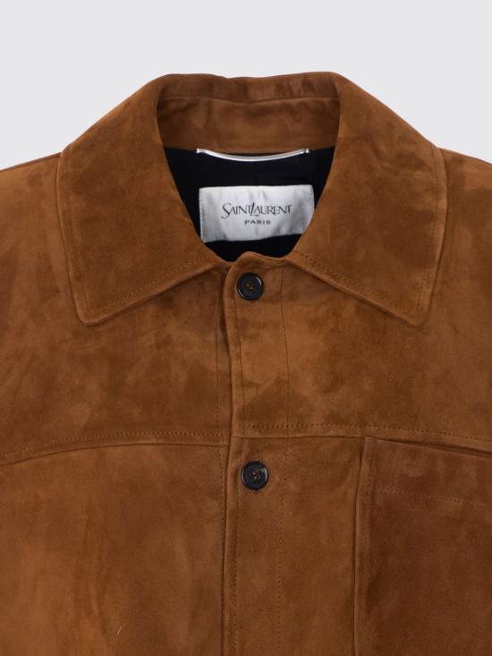 26SS 생로랑 자켓 861396YCUM2 2705 Brown - SAINT LAURENT