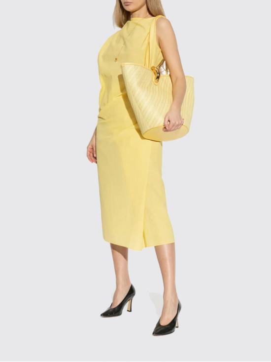 26SS 자크뮈스 롱 원피스 26EDRW00751AW00777 250 Yellow - JACQUEMUS