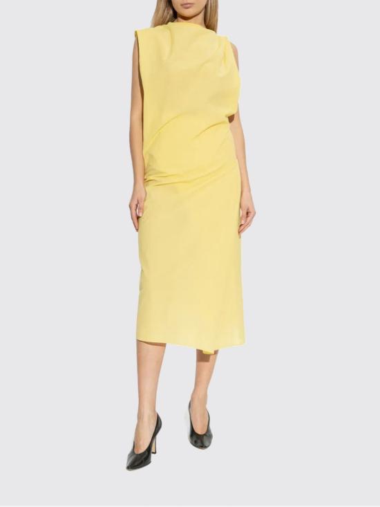 26SS 자크뮈스 롱 원피스 26EDRW00751AW00777 250 Yellow - JACQUEMUS