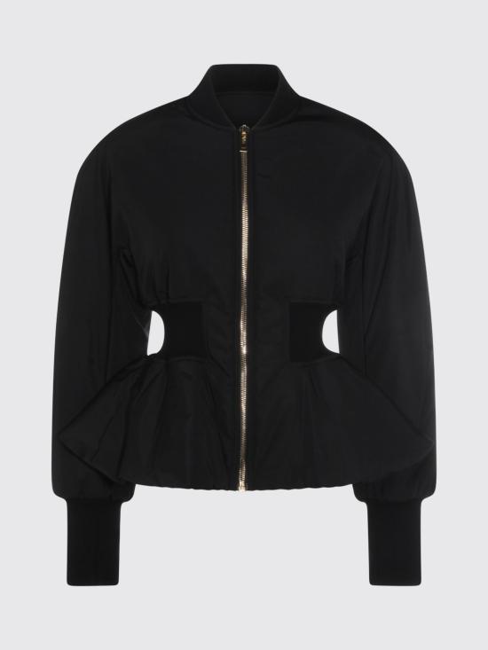 26SS 알라이아 봄버 자켓 AA9V1182W120C 999 Black - ALAIA