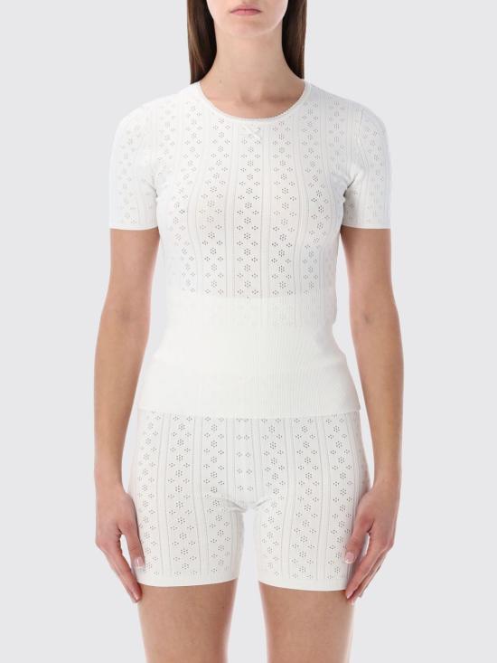 26SS JW앤더슨 반팔 티셔츠 KW1477YN0309 002 Beige