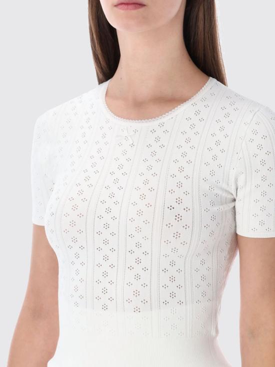 26SS JW앤더슨 반팔 티셔츠 KW1477YN0309 002 Beige - JW ANDERSON