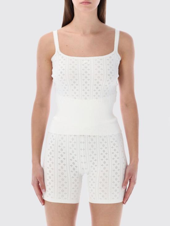 26SS JW앤더슨 민소매 티셔츠 KW1469YN0309 002 Beige