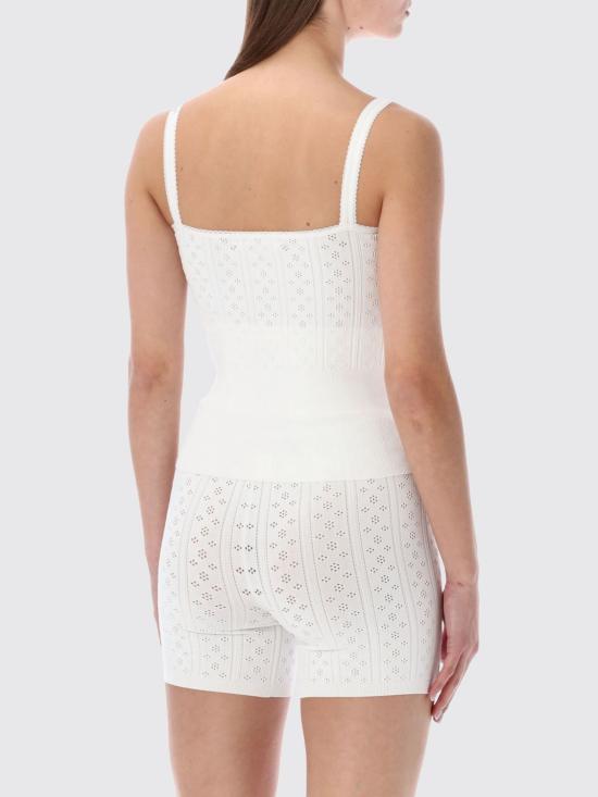 26SS JW앤더슨 민소매 티셔츠 KW1469YN0309 002 Beige - JW ANDERSON