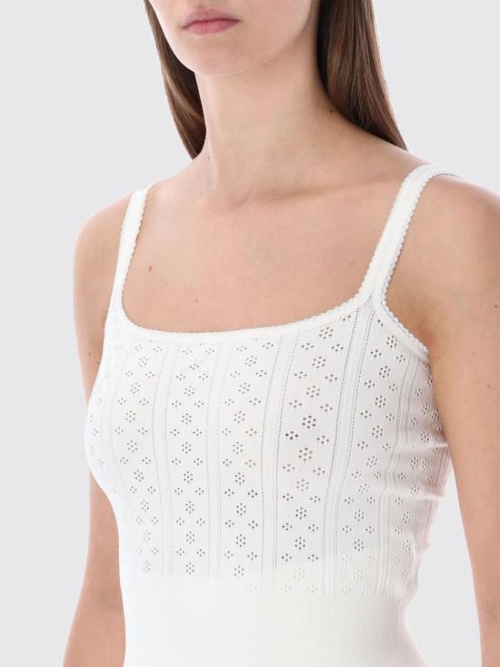 26SS JW앤더슨 민소매 티셔츠 KW1469YN0309 002 Beige - JW ANDERSON