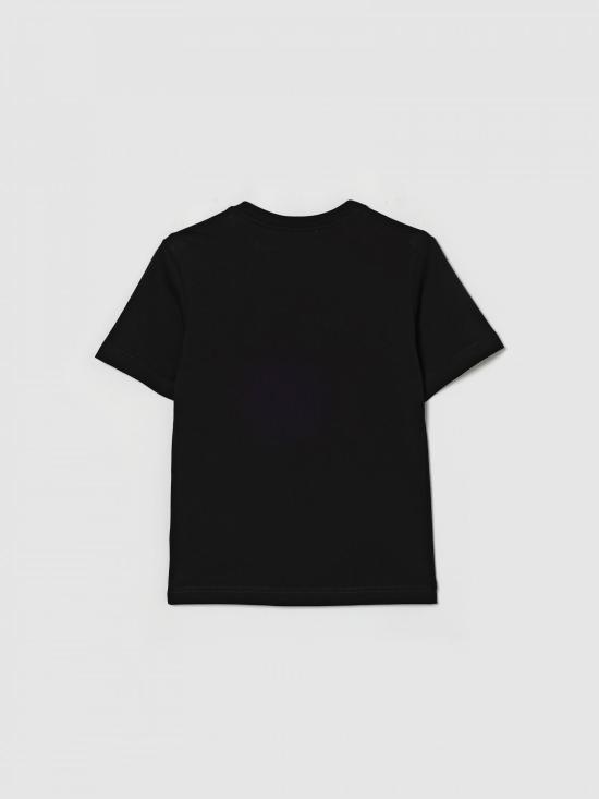 26SS [키즈] 돌체앤가바나 티셔츠 L4JTHUG7P1P N0000 Black - DOLCE & GABBANA