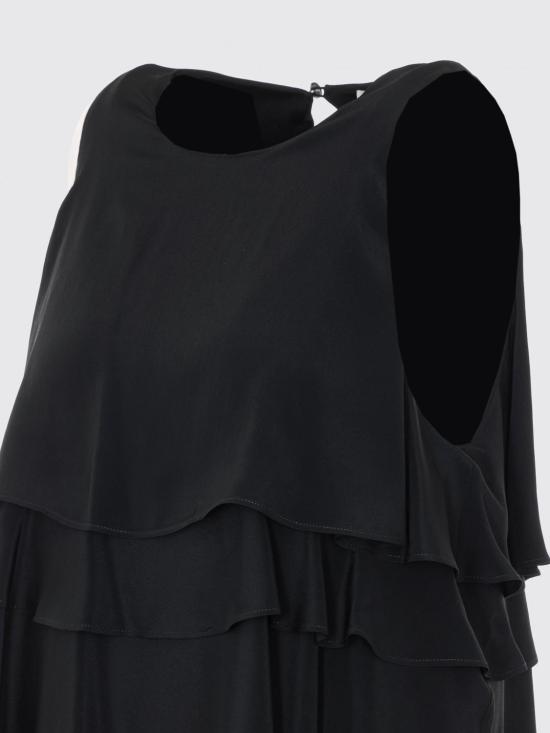 26SS 아미 롱 원피스 FDR642AC0020 001 Black - AMI