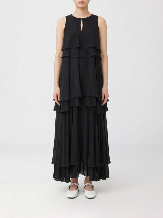 26SS 아미 롱 원피스 FDR642AC0020 001 Black