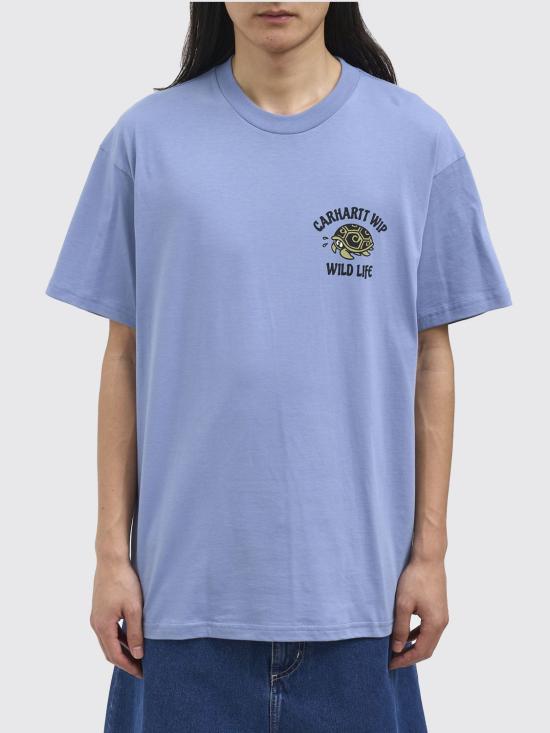 26SS 칼하트 WIP 숏슬리브 와일드 라이프 티셔츠 I036253 3HXXX Blue