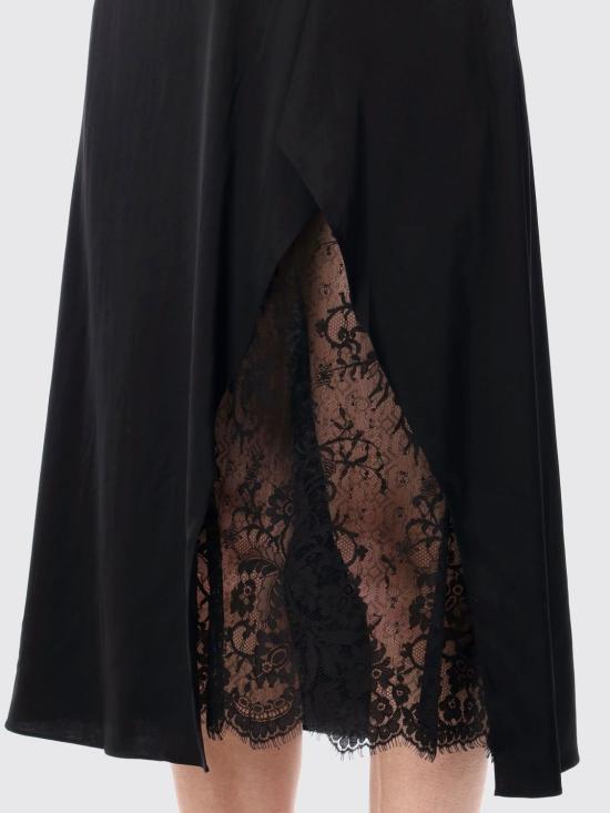 26SS 아크네 스튜디오 롱 원피스 A20926 900 Black - ACNE STUDIOS