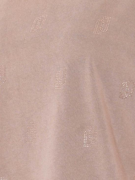 26SS 리우조 반팔 티셔츠 TA6168JS923 L9030 Pink - LIU JO