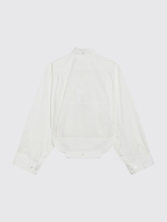 26SS MM6 메종마르지엘라 미러드 코튼 포플린 셔츠 S52DT0058M35256 101 Beige - MM6 MAISON MARGIELA