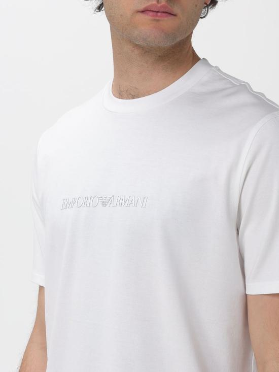 26SS 엠포리오 아르마니 반팔 티셔츠 EM004583AF13669 M0307 White 1 - EMPORIO ARMANI