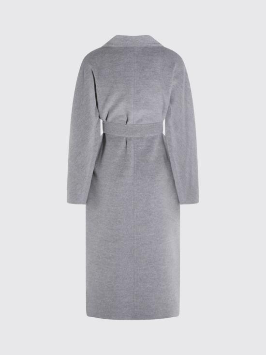 26SS 막스마라 마담 더블 브레스티드 코트 2611018011600 818 Grey 1 - MAX MARA