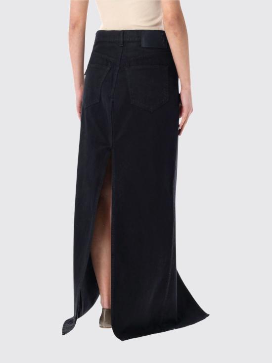 26SS 하이쿠레 롱 스커트 HEW08111GF183PX T0491 Charcoal - HAIKURE