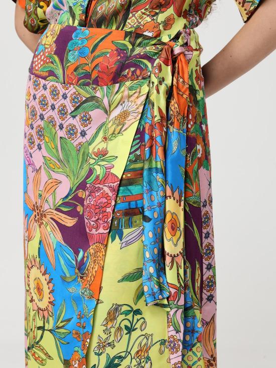 26SS 리우조 미디 스커트 WA6483T471A P9363 Multicolor - LIU JO