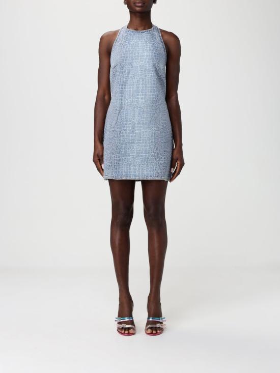 26SS 셀프 포트레이트 롱 원피스 SS26804SBL Blue