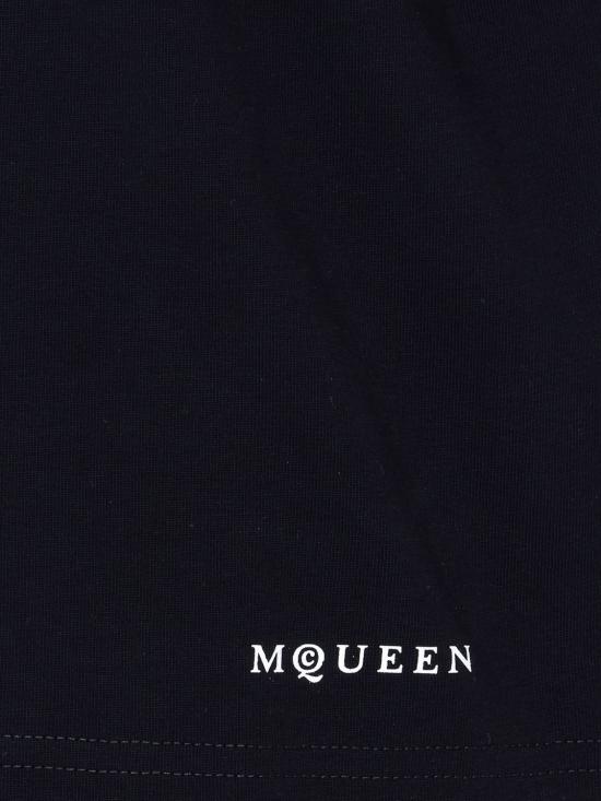 26SS 알렉산더 맥퀸 반팔 티셔츠 858340QZAQP 0901 Black - ALEXANDER MCQUEEN