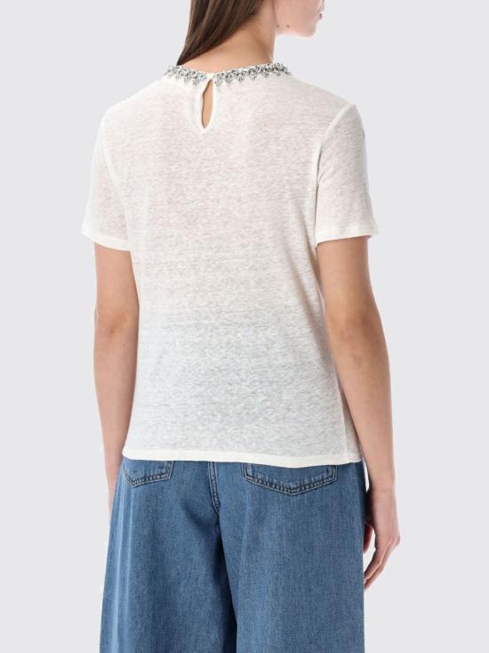 26SS 짐머만 반팔 티셔츠 7913TS26R IVO White - ZIMMERMANN