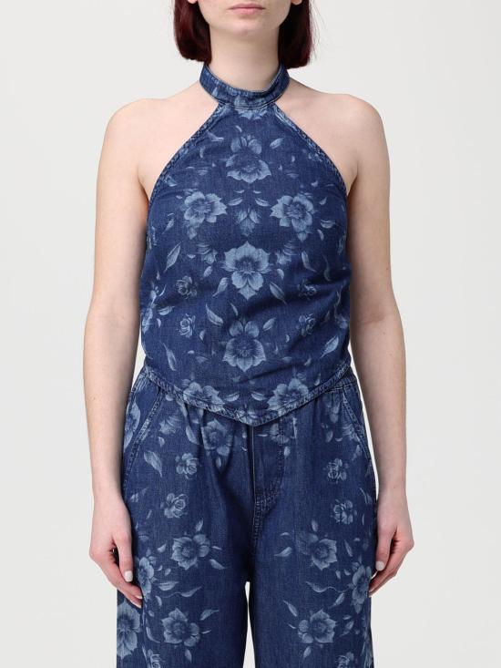 26SS 핑코 민소매 티셔츠 106411A342 PJC Blue