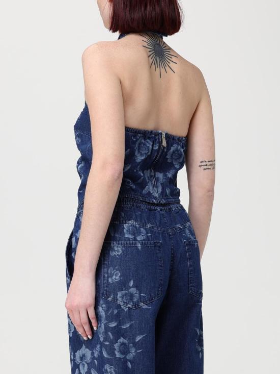 26SS 핑코 민소매 티셔츠 106411A342 PJC Blue - PINKO