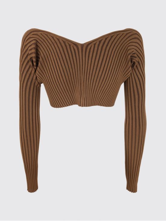 26SS 자크뮈스 스웨터 21H213KN1082190 850 Brown - JACQUEMUS