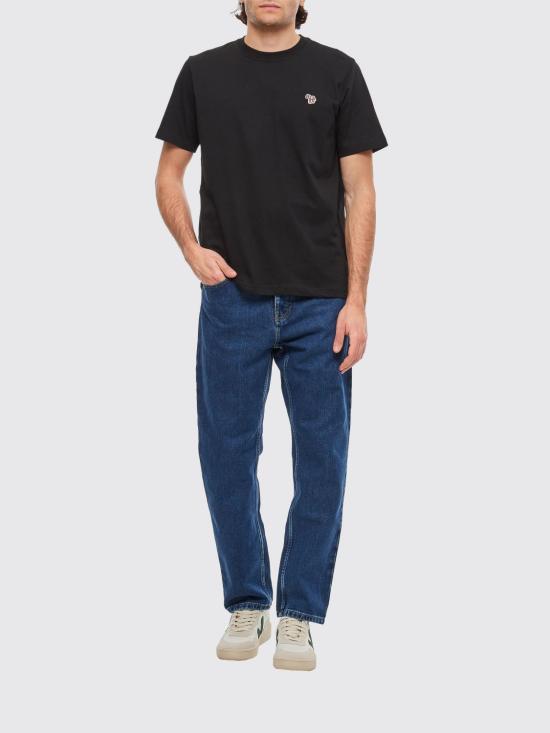 26SS 폴 스미스 지브라 패치 반팔 M2R011RKZEBRA4 79 Black - PAUL SMITH