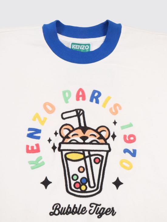 26SS [키즈] 겐조 풀오버 K61660 117 White - KENZO