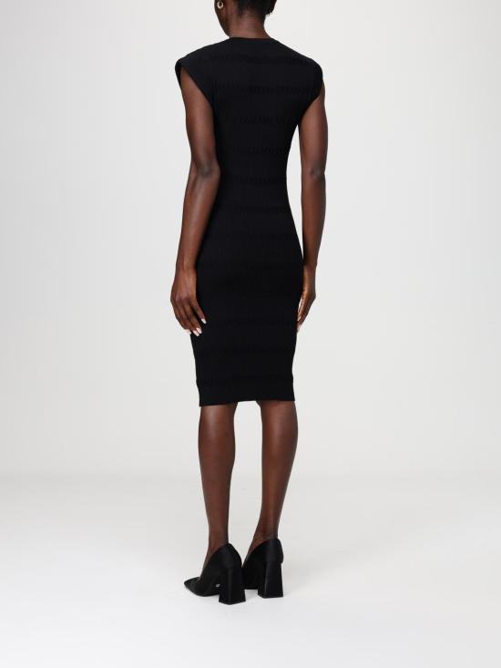 26SS 리우조 롱 원피스 CA6104MS55N 22222 Black - LIU JO