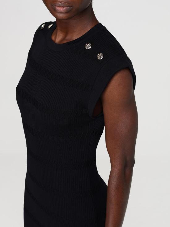 26SS 리우조 롱 원피스 CA6104MS55N 22222 Black - LIU JO