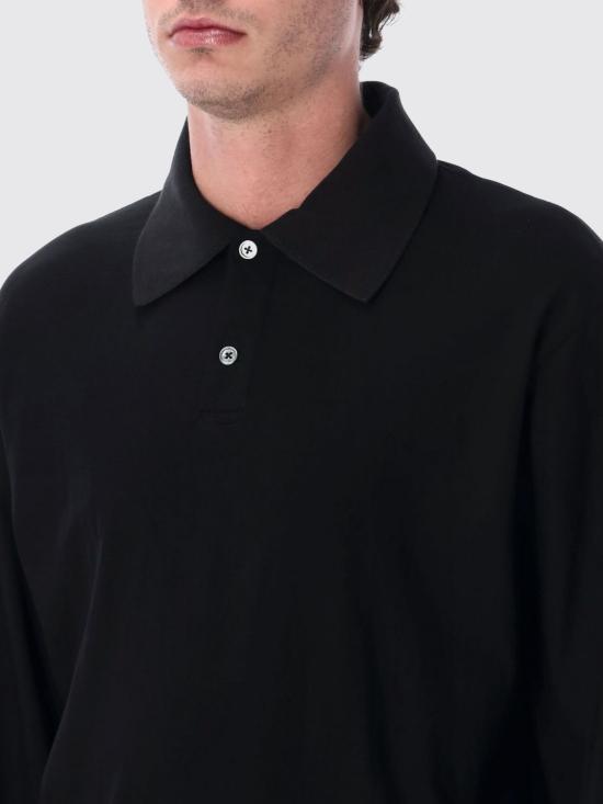 26SS 아워레가시 럭비 롱슬리브 하이 트위스트 저지 M2266RB Black - OUR LEGACY