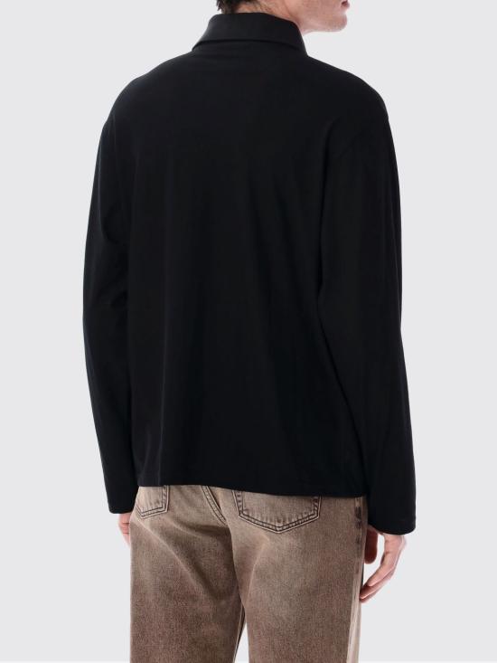 26SS 아워레가시 럭비 롱슬리브 하이 트위스트 저지 M2266RB Black - OUR LEGACY