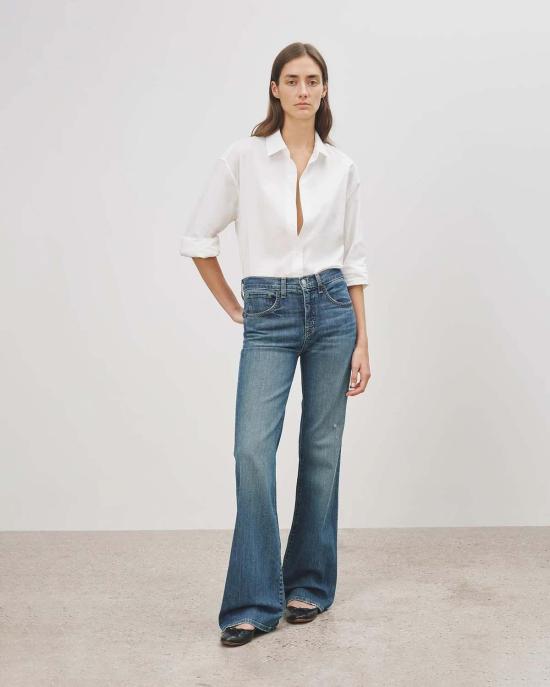  닐리로탄 데님 팬츠 닐리 로탄 셀리아 진 클래식 워시 - NILI LOTAN