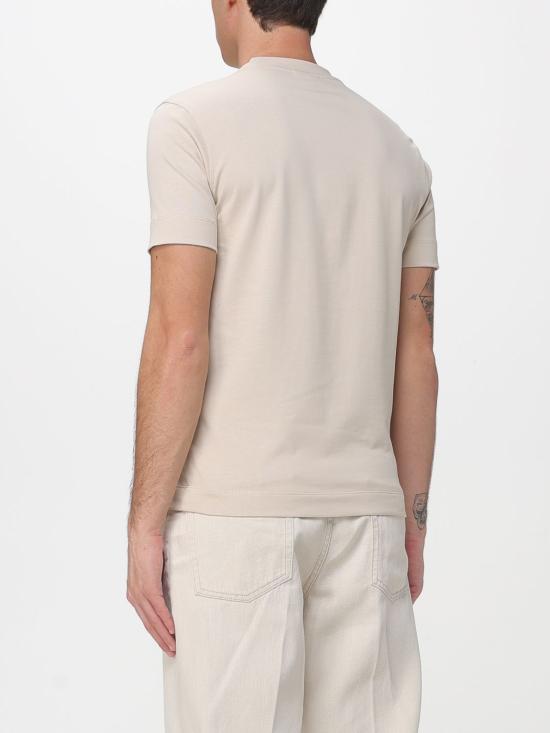 26SS 엠포리오 아르마니 반팔 티셔츠 EM004911AF13715 M1353 Beige - EMPORIO ARMANI