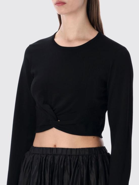 26SS 더 가먼트 긴팔 티셔츠 22291 050 Black - THE GARMENT